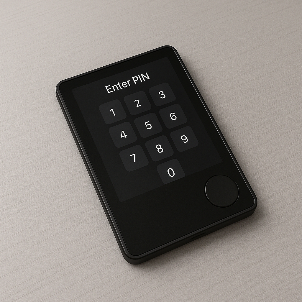 Pendle hardware wallet front view